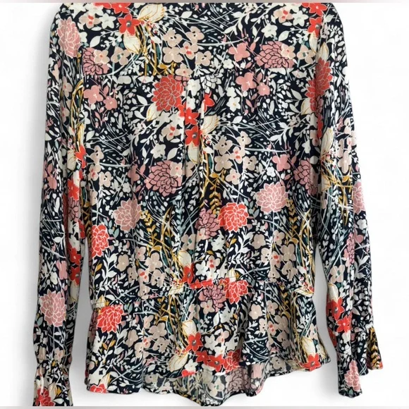 Anthropologie Maeve Peasant Floral Top S - Picture 7 of 7